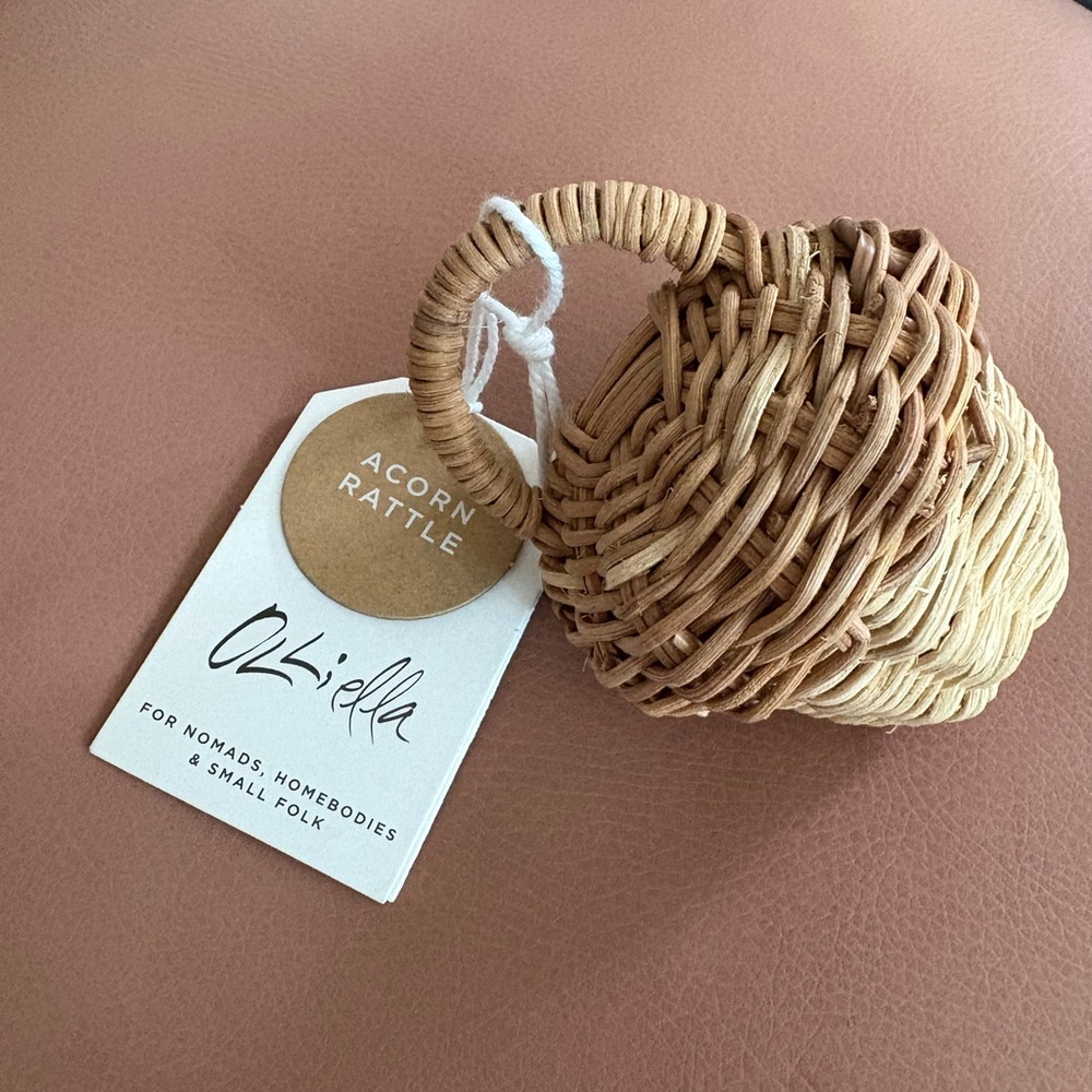 Olli Ella Acorn Rattle